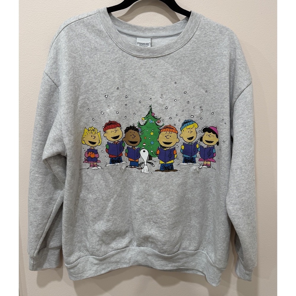 Peanuts Charlie Brown Light-Up Christmas Sweater‎ XL Holiday Graphic